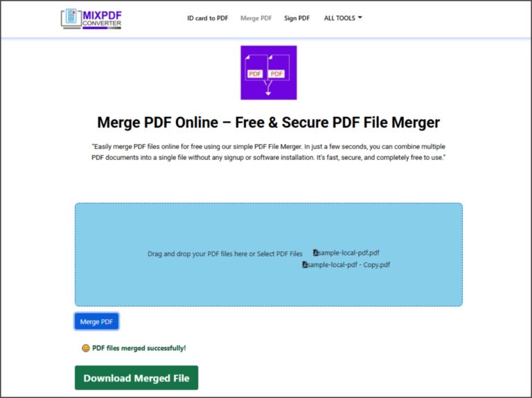 PDF Merge Tool