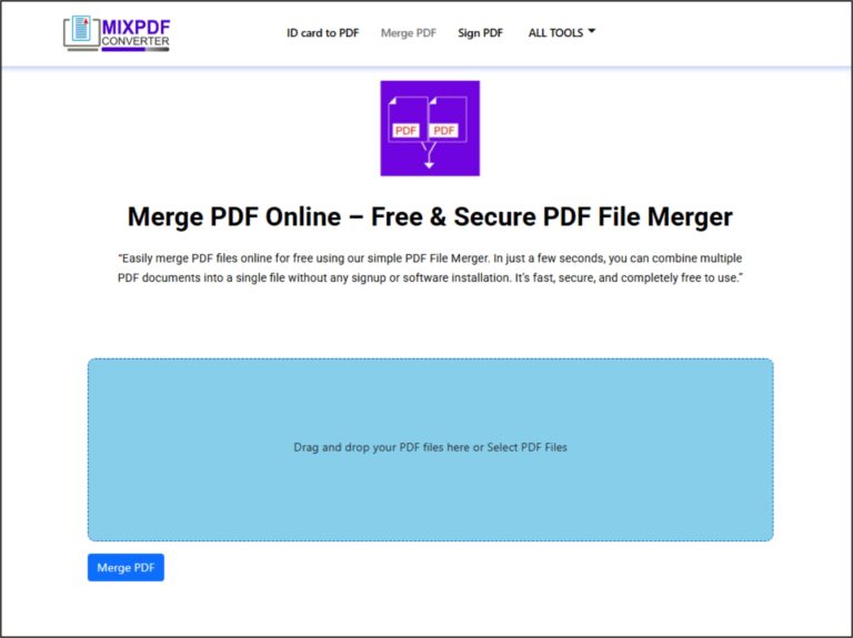 PDF Merge Tool
