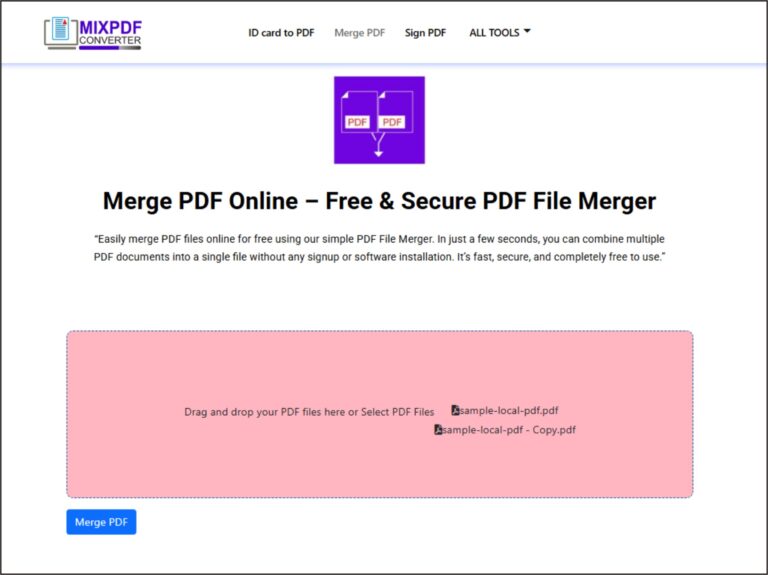 PDF Merge Tool