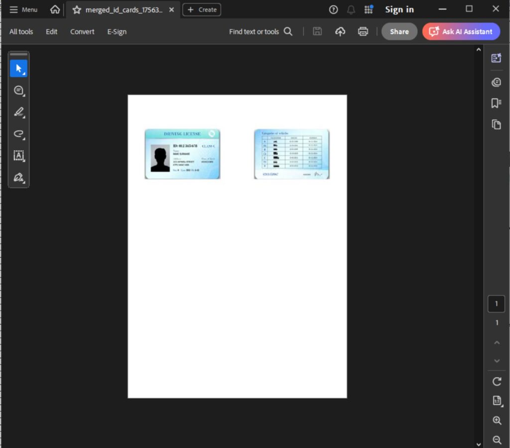 ID Card Converter