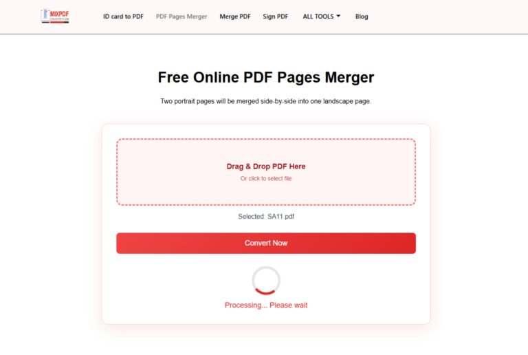 pdf page merge