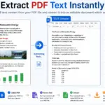 PDF text extraction
