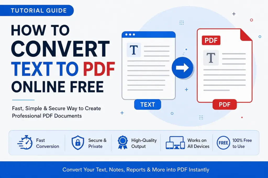 Text to PDF